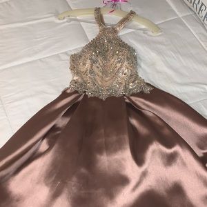 Taupe ball dress size 0